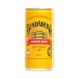 Освежающий имбирный напиток Ginger Beer, банка 200 мл, Bundaberg
