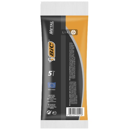 Одноразова бритва Bic Metal 5 шт: ціни та характеристики