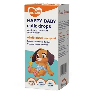 Краплі від коліків Happy Baby Alinan, від 0 місяців, 50 мл, Fiterman Pharma