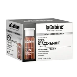 Ампулы против пигментных пятен с ниацинамидом и витамином С Advanced 30% Niacinamide Complex, 10 × 2 мл, La Cabine