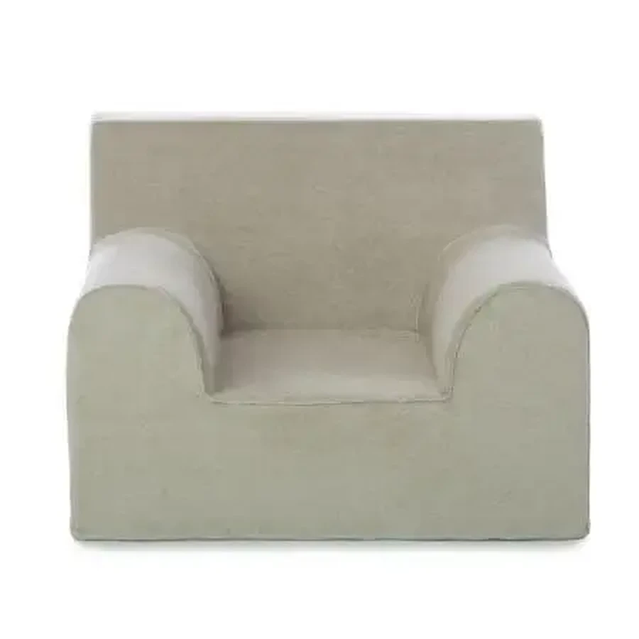 Детское кресло из бархата, бежевое, Twindeco: цены и характеристики