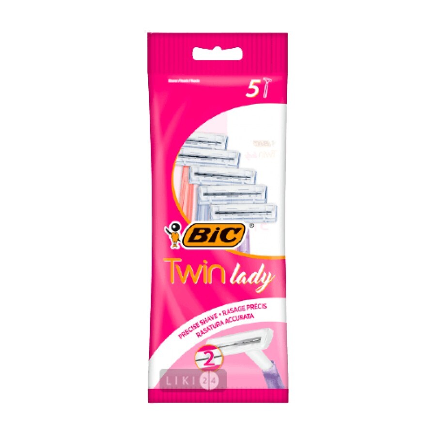 Одноразовая бритва Bic Twin Lady женская 1 шт: цены и характеристики