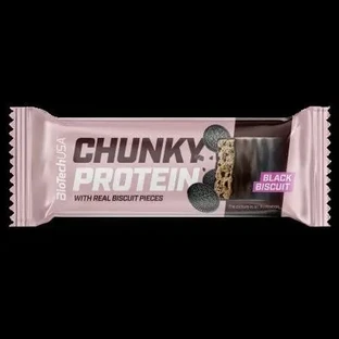 Протеиновый батончик Chunky Protein, Black Biscuit, 50 г, BioTechUSA