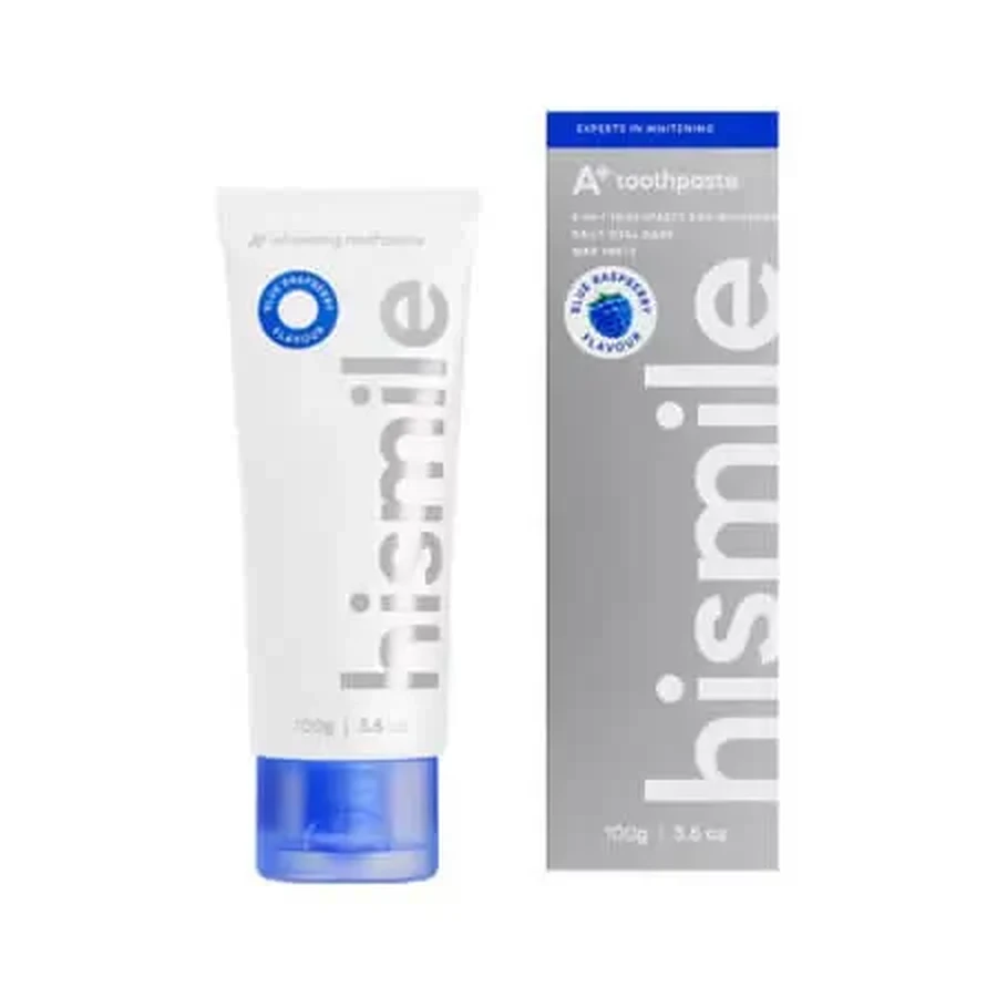 Зубная паста 2 в 1 A+ Whitening, голубая малина, 100 г, Hismile: цены и характеристики