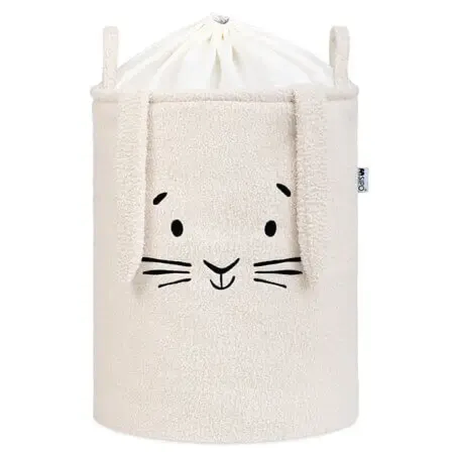 Складаний кошик для зберігання, кремовий, м'яка іграшка «Boucle Rabbit», 43 л, Sipo: ціни та характеристики
