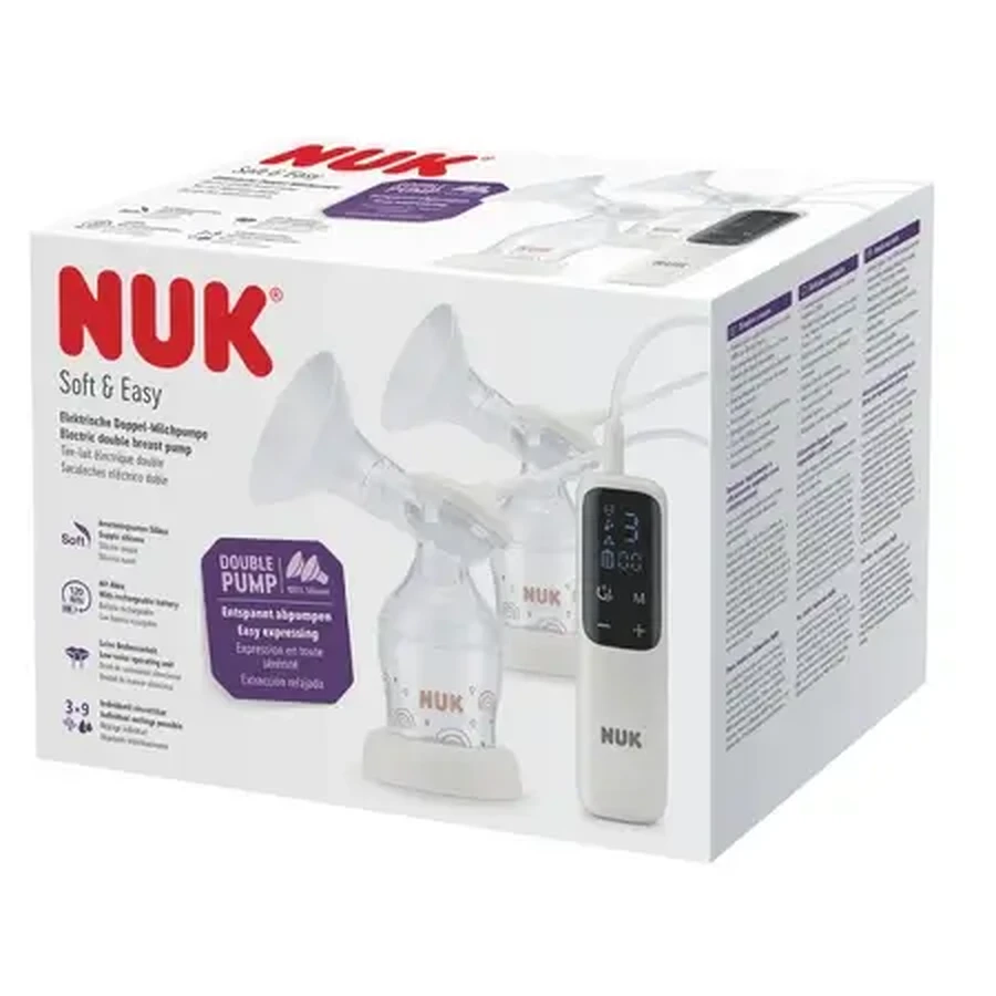 Подвійний електричний молоковідсмоктувач Soft & Easy, Nuk: ціни та характеристики
