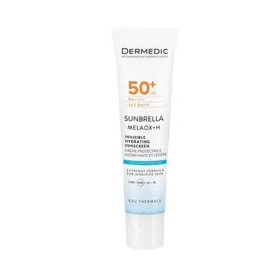 Солнцезащитный крем SPF50+ Invisible Hydrating Sunscreen Sunbrella, 40 мл, Dermedic: цены и характеристики