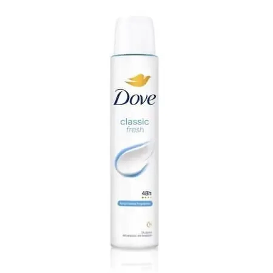 Жіночий дезодорант-спрей Classic, 200 мл, Dove: ціни та характеристики