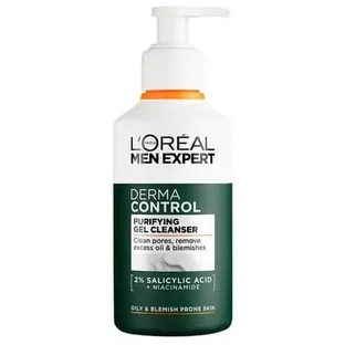 Очищающий гель для жирной кожи Men Care, Derma Control, 260 мл, L'Oréal Paris
