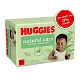 Влажные салфетки без пластика Natural Care, с алоэ вера, 3 упаковки по 48 штук, Huggies