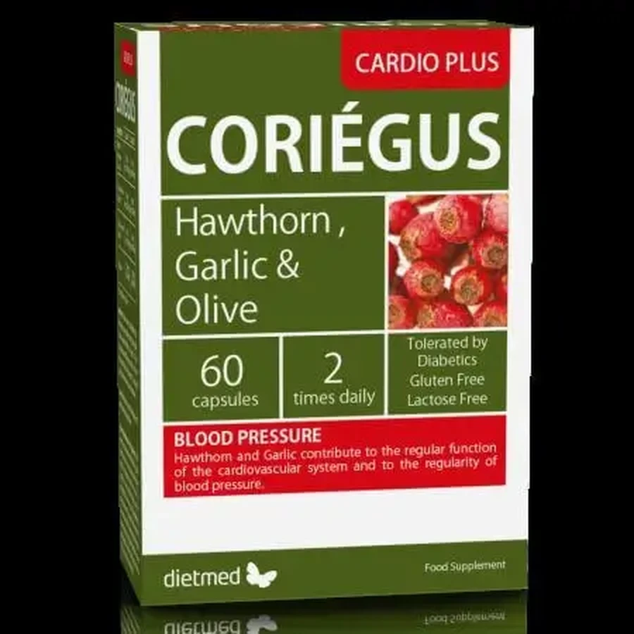 Coriegus Cardio Plus, 60 капсул, Dietmed: цены и характеристики