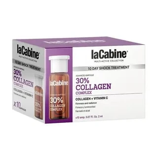 Ампули з колагеном і вітаміном С для пружності шкіри Advanced 30% Collagen Complex, 10 × 2 мл, La Cabine