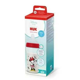 Пляшечка з силіконовою соскою M Perfect Match, Minnie, від 3 місяців, 260 мл, Nuk