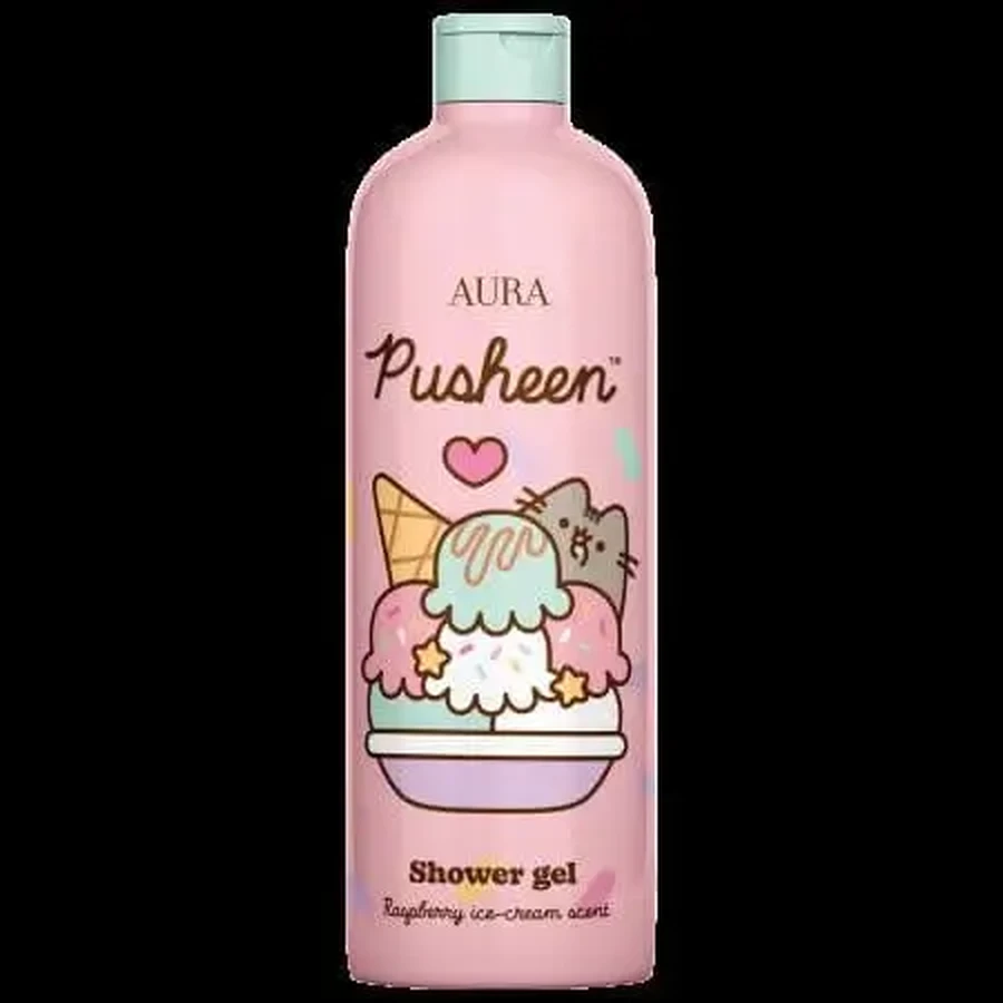 Душевой гель Pusheen, «Малиновое мороженое», 500 мл, Aura: цены и характеристики