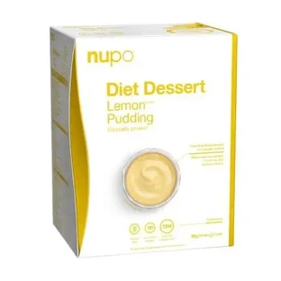 Полный диетический заменитель для контроля веса Diet Dessert, Лимонный пудинг, 12×32 г, Nupo