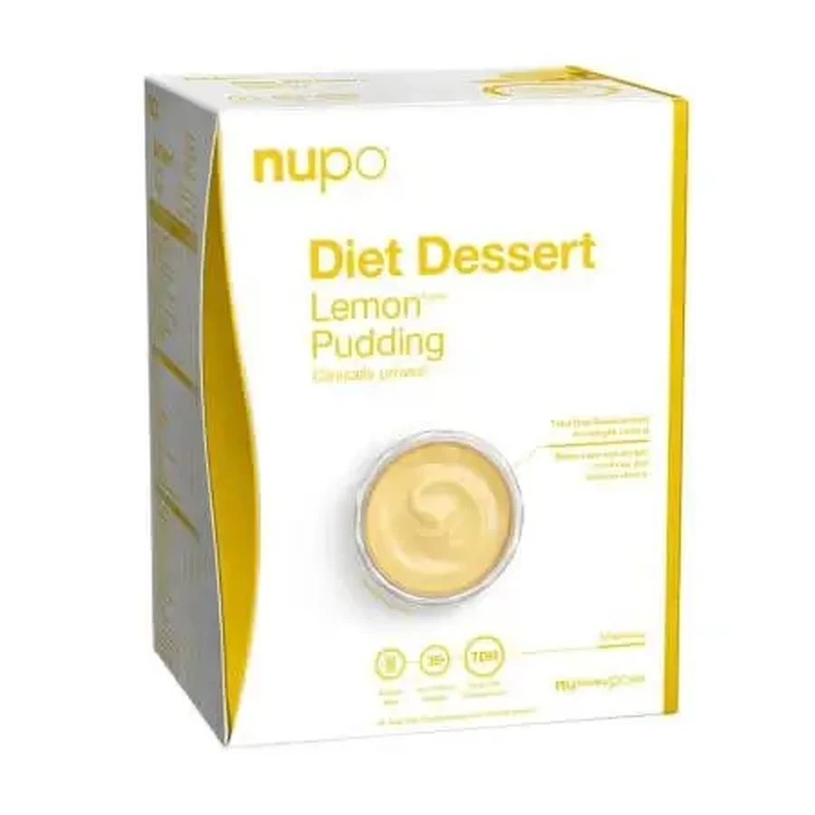 Полный диетический заменитель для контроля веса Diet Dessert, Лимонный пудинг, 12×32 г, Nupo: цены и характеристики