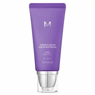 BB-сироватка-основа під макіяж із SPF 50+ Perfect Cover, відтінок 23, натуральний беж, 50 мл, Missha