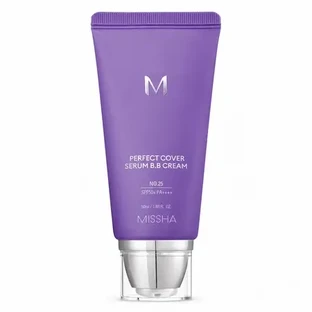 BB-сироватка-основа під макіяж із SPF 50+ Perfect Cover, відтінок 25, теплий беж, 50 мл, Missha
