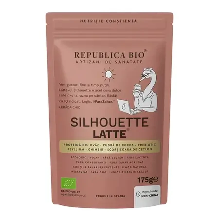 Экологически чистый функциональный порошок без глютена Silhouette Latte, 175 г, Republica Bio: цены и характеристики