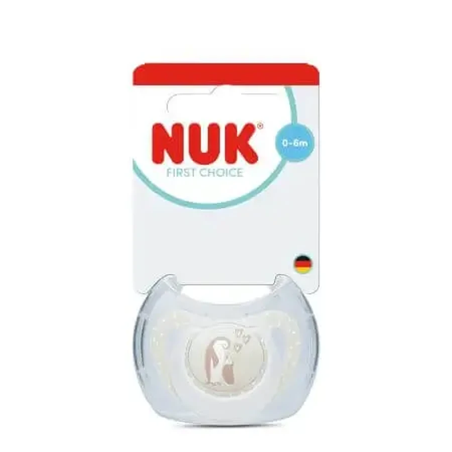 Соска First Choice, «Пингвин», 0–6 месяцев, 1 шт., Nuk: цены и характеристики