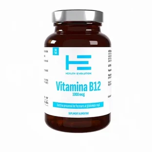 Витамин B12, 1000 мг, 60 таблеток, Health Evolution