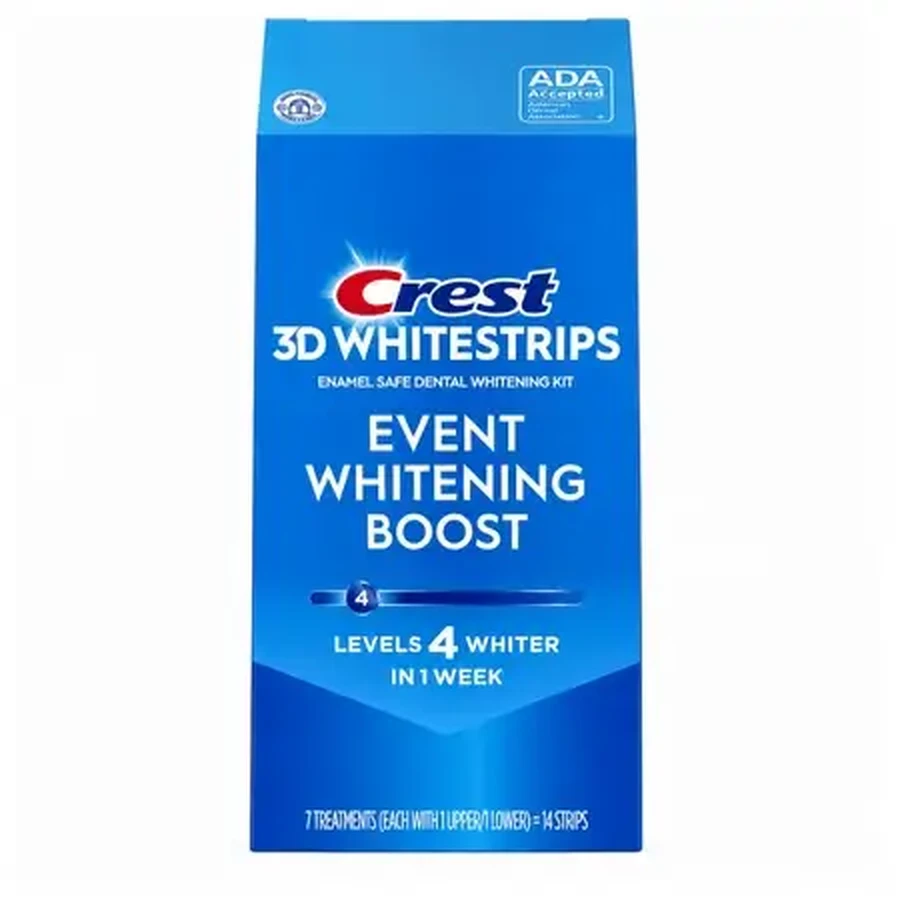 Смужки для відбілювання зубів 3D White Event Whitening, 49 г, Crest: ціни та характеристики