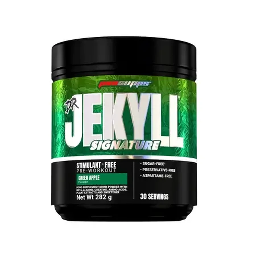 Пре-тренувальний напій без кофеїну Dr Jekyll Signature, Green Apple, 282 г, Prosupps: ціни та характеристики
