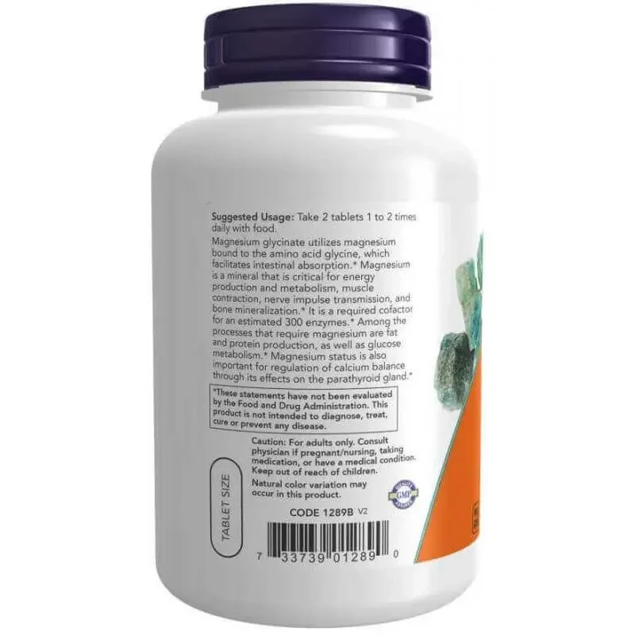 Now Foods — глицинат магния, 2 x 180 таблеток: цены и характеристики