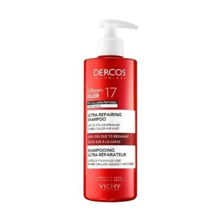VICHY Dercos Collagen Filler 17 Ультра-регенерирующий шампунь против ломкости волос, 400 мл
