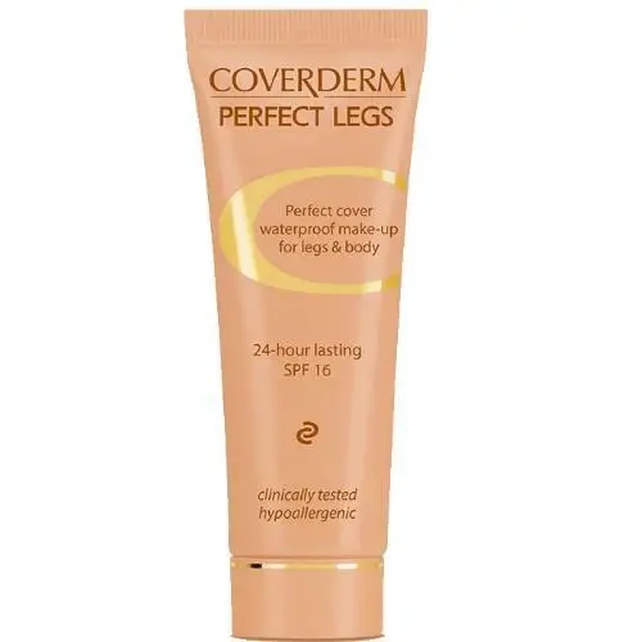 COVERDERM Perfect Legs Водостойкий тональный крем для ног и тела SPF16 № 2 50 мл: цены и характеристики