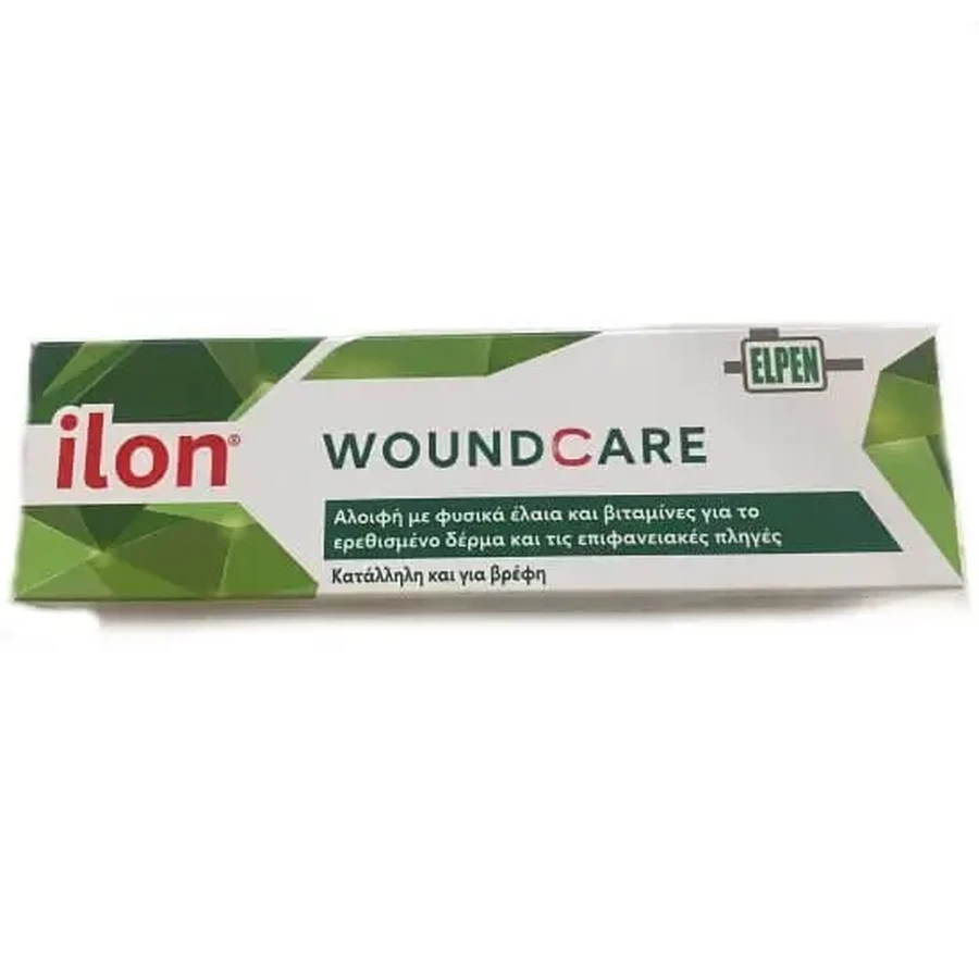 ELPEN Ilon Woundcare Ointment — мазь для загоєння ран та подразнень, 50 мл: ціни та характеристики