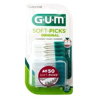 GUM 634 Soft-Picks Original Зубные палочки Large, 40 шт. + 10 в ПОДАРОК