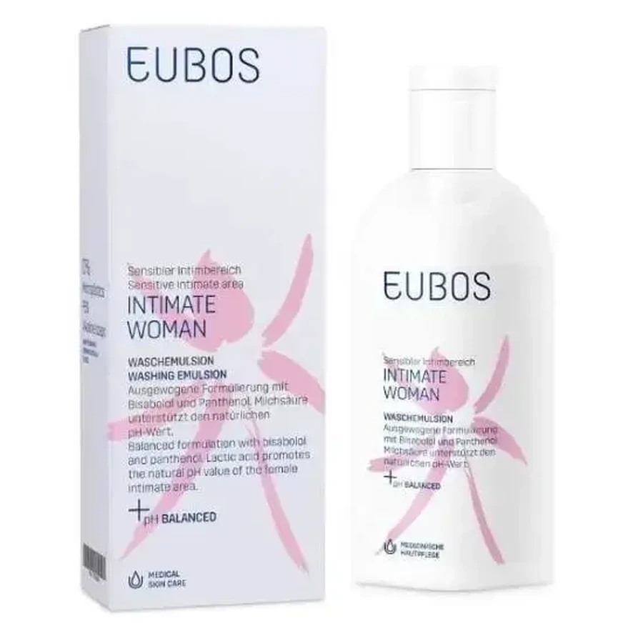 EUBOS Intimate Woman Washing Emulsion — Очищувальний лосьйон для інтимної зони, 200 мл: ціни та характеристики