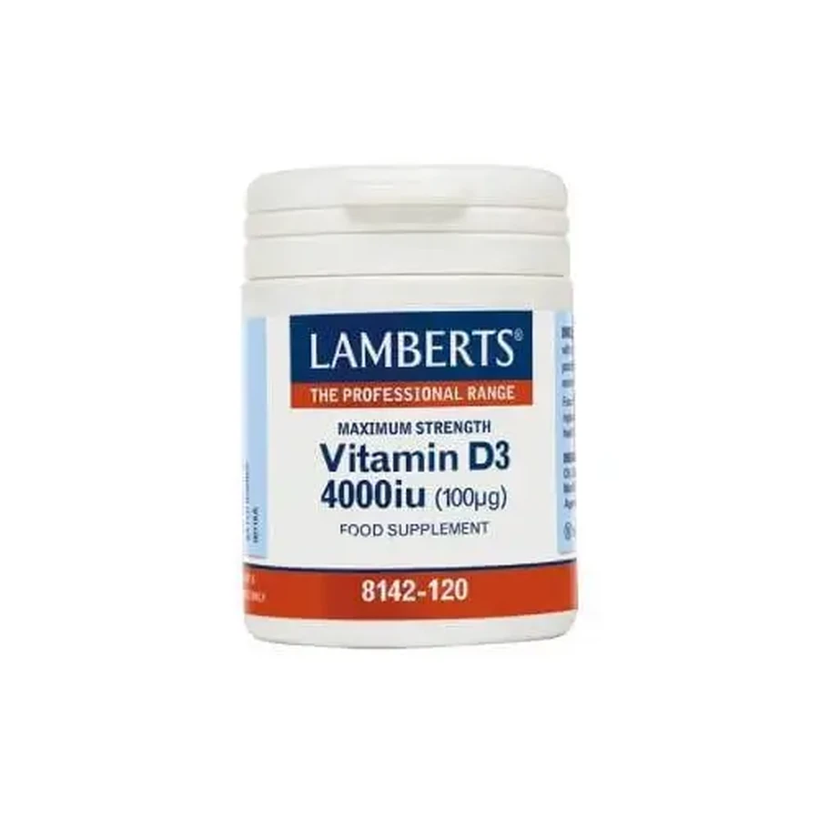 LAMBERTS Вітамін D3 4000 МО (100 мкг) 30 капсул: ціни та характеристики