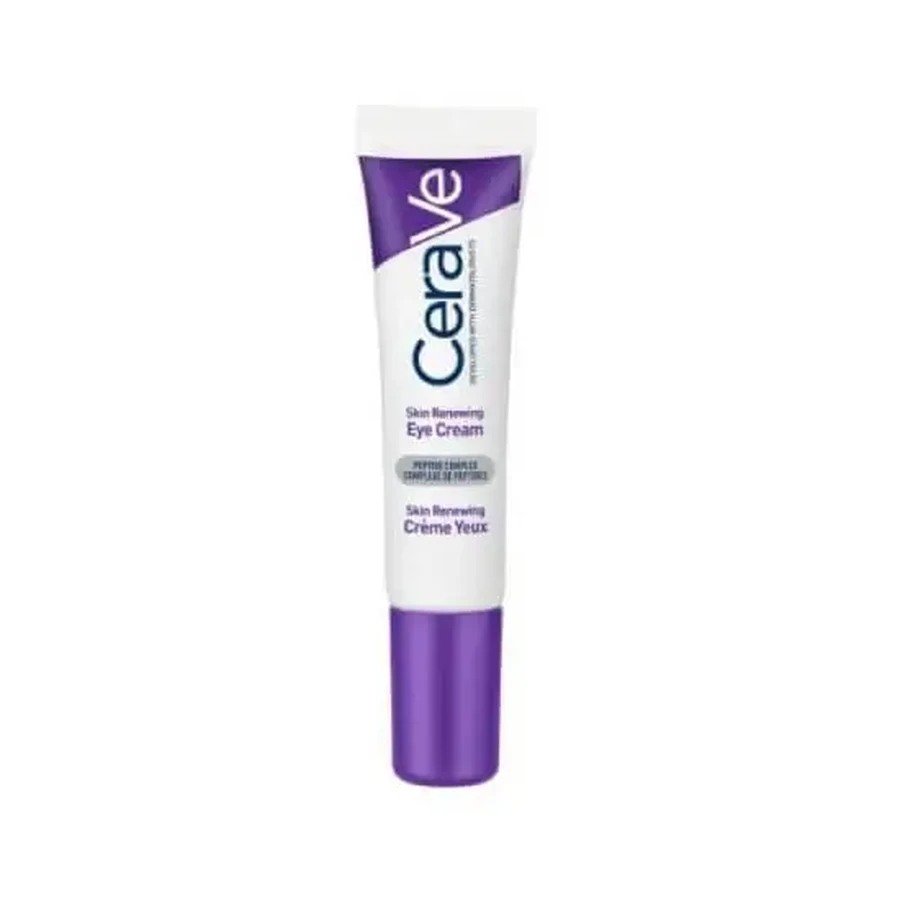 CERAVE Skin Renewing Eye Cream — крем для кожи вокруг глаз с комплексом пептидов и 3 основными церамидами, 15 мл: цены и характеристики