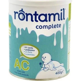 Rontamil AC | Сухое молоко для детей с коликами, с рождения (для первых месяцев жизни) | 400 г