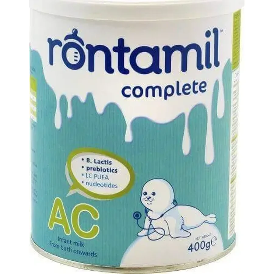 Rontamil AC | Сухое молоко для детей с коликами, с рождения (для первых месяцев жизни) | 400 г: цены и характеристики
