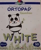 Ortopad White Regular | Самоклеящиеся офтальмологические пластыри для детей, 8,5 × 5,9 см | 50 шт.