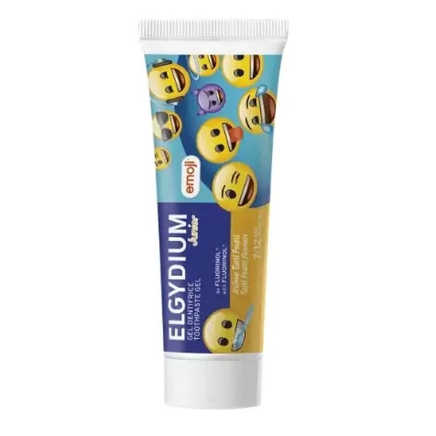 Elgydium | Зубна паста Junior Emoji Tutti-Fruti для дітей віком від 7 до 12 років | 50 мл: ціни та характеристики