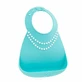 Munchkin | Make My Day Baby Силіконовий слюнявчик Tiffany Blue 6 місяців+ | 1 шт.