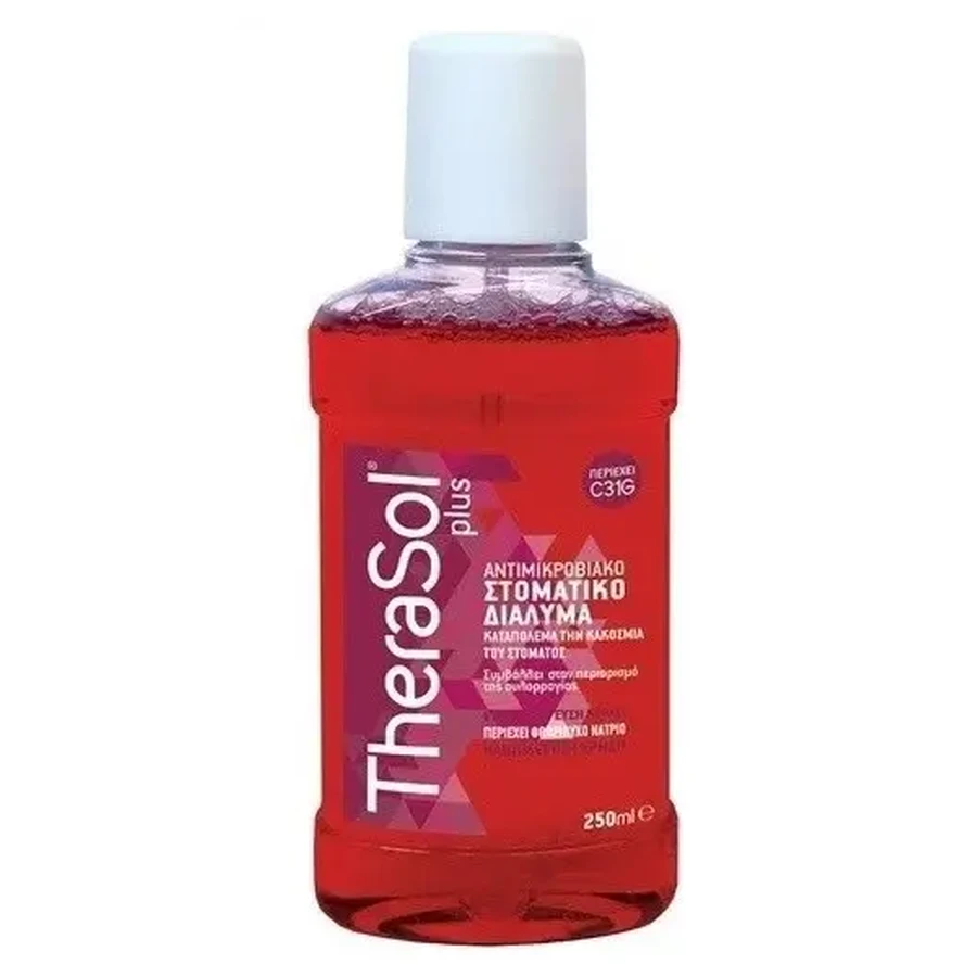 Therasol | Plus Ополіскувач для ротової порожнини (червоний) | Розчин для полоскання ротової порожнини | 250 мл: ціни та характеристики