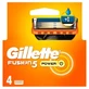 Gillette | Запасні головки для бритви Fusion5 Power | 4 шт.