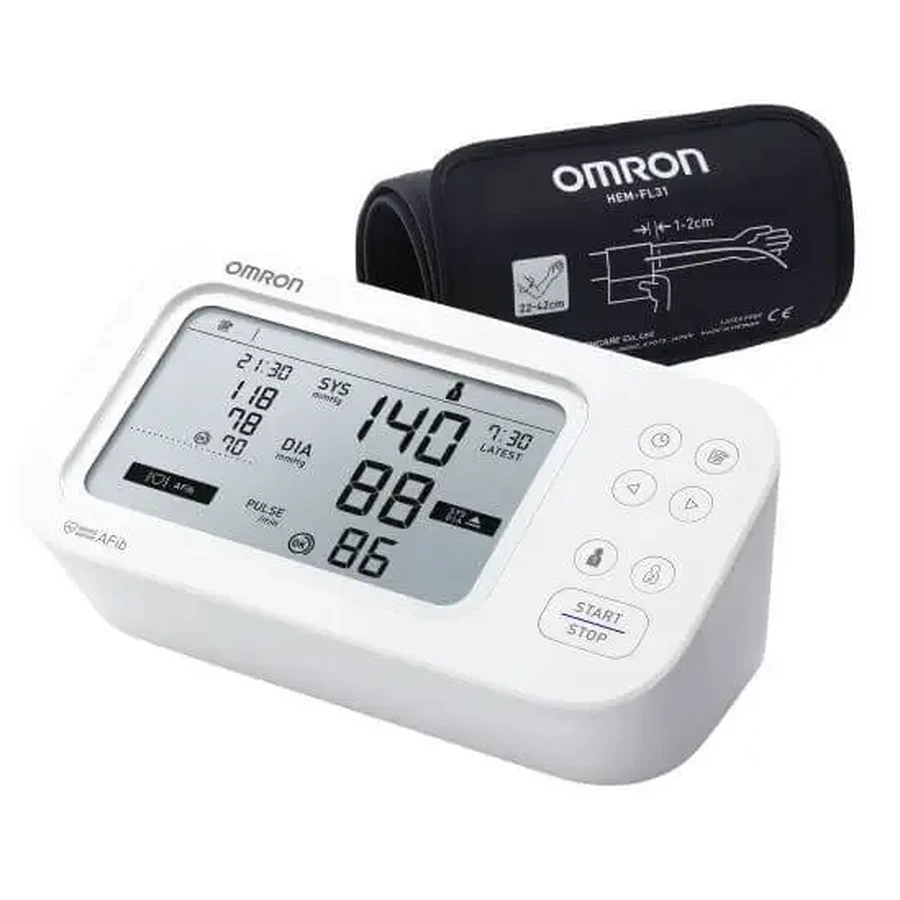 Omron | M6 Comfort HEM-7321-E Тонометр для измерения давления на плече с функцией обнаружения аритмии | 1 шт.: цены и характеристики