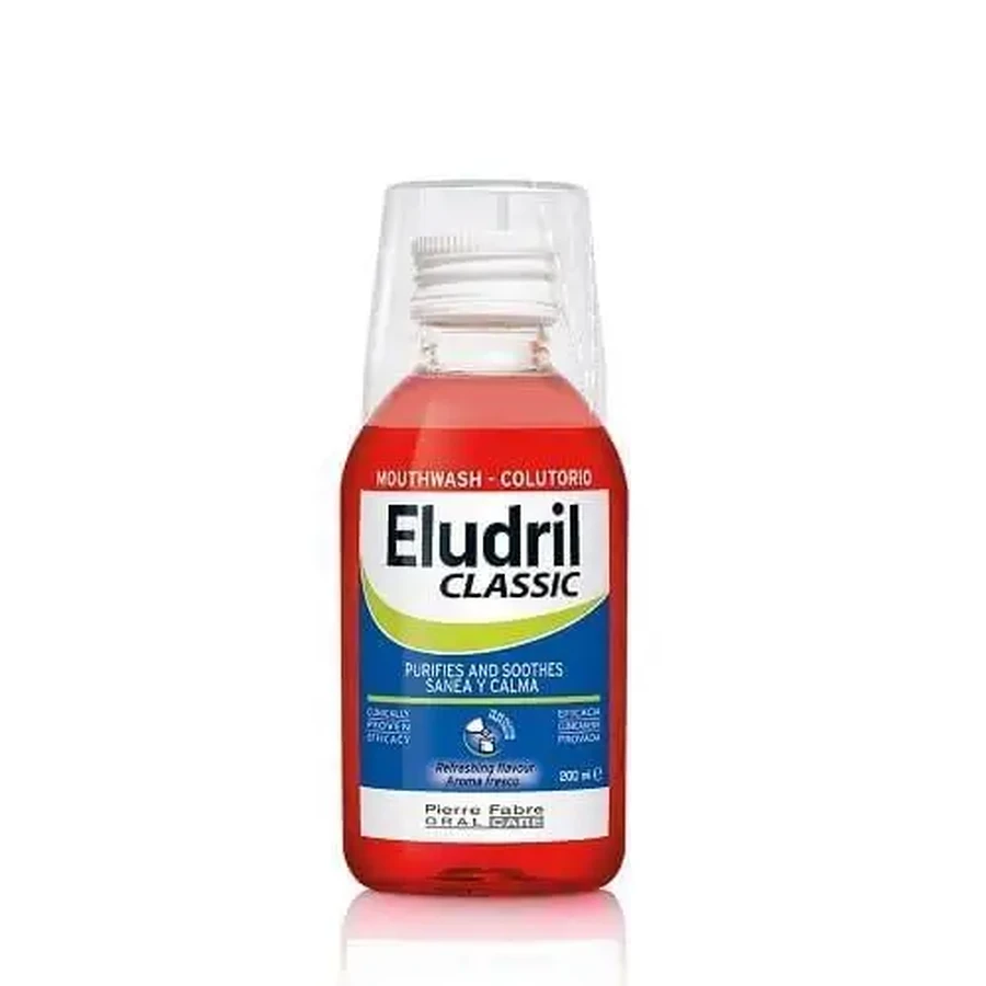 Elgydium | Eludril Classic | Антибактеріальний розчин для полоскання рота | 200 мл: ціни та характеристики