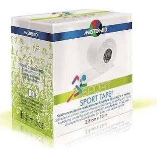 Master Aid | Sport Tape | Неэластичная самоклеящаяся лента | 3,8 см × 10 м