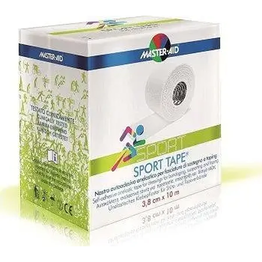 Master Aid | Sport Tape | Неэластичная самоклеящаяся лента | 3,8 см × 10 м: цены и характеристики