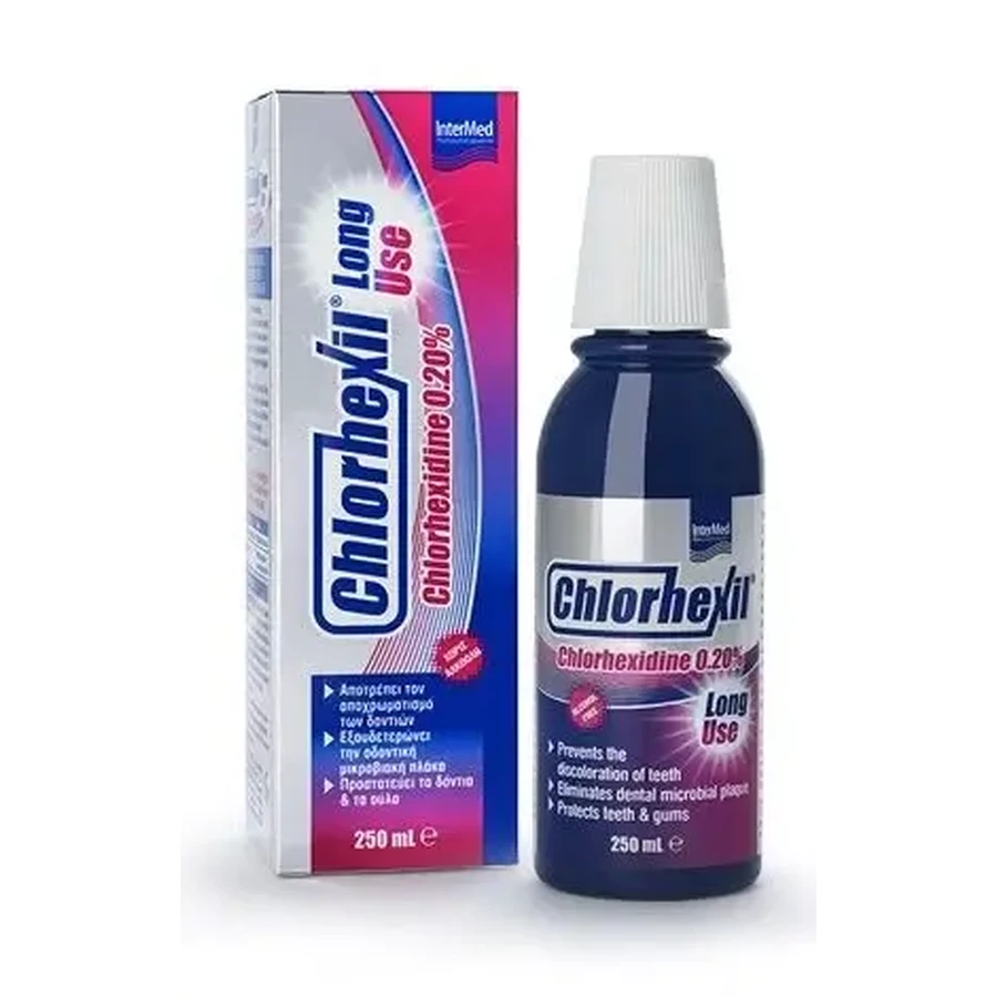 Intermed | Chlorhexil 0,20% Раствор для полоскания полости рта для длительного применения | Раствор для полоскания полости рта с антимикробным действием | 250 мл: цены и характеристики