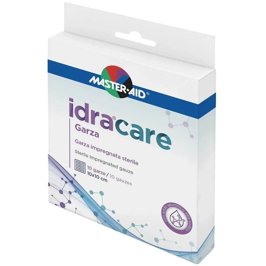 Master Aid | Idra Care Garza — просочена та стерилізована марля 10x10 см | 10 шт.: ціни та характеристики