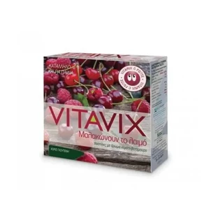 Vitavix | Пастилки для горла зі смаком вишні та ожини | Підходять також для дітей | 45 г