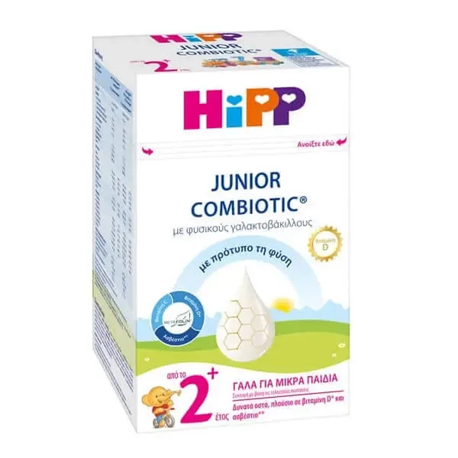HiPP | Junior Combiotic 2+ Молоко для детей младшего возраста от 2 лет | 600 г: цены и характеристики